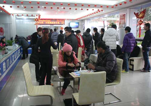 2012春季招生，四川新华电脑学校现场火爆