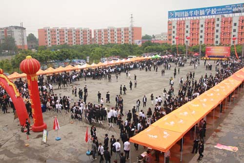 双选会现场