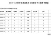 财务预算申报管理系